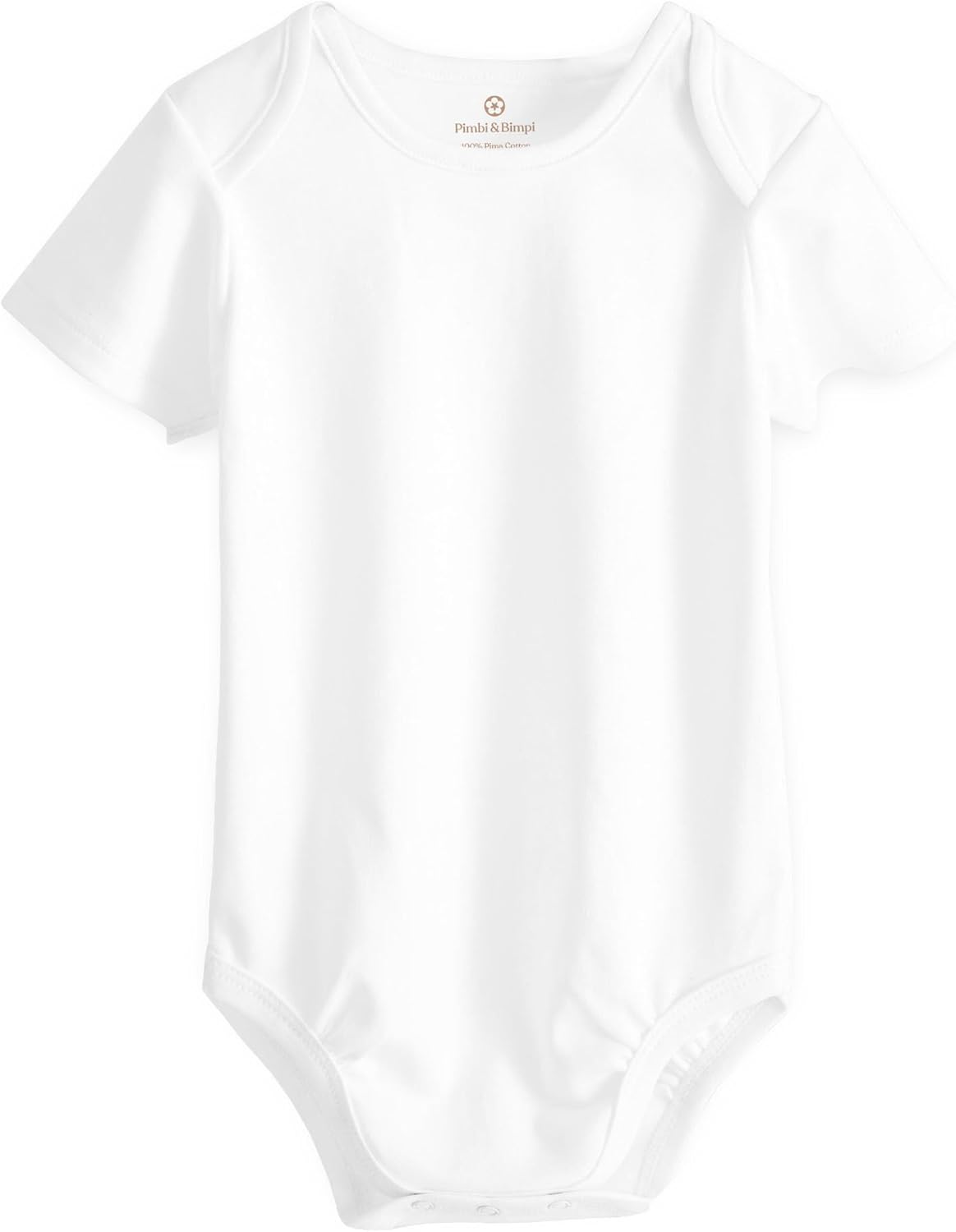 Pimbi&Bimpi Baby Bodysuit - Short Sleeve | Premium Peruvian PIMA Cotton | Gender Neutral Baby Clothes