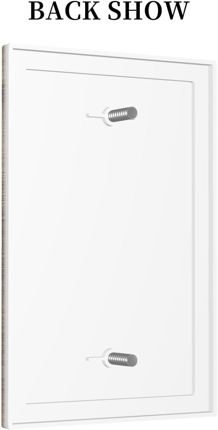 Light Switch Cover Plate Retro Rustic Brown Wood Grain 1 Gang No Device Blank Electrical Wall Plates Faceplate Decorative Switch Plate For Farmhouse Cabin Decor