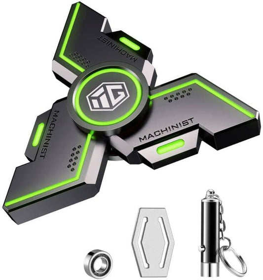 Fidget Spinners, INNÔPLUS Fidget Spinners for Kids, Fidget Toys, Fidgets for Kids,Metal Fidget Spinner with Luminous Light Stress Relief, Spinner Absorb Light Then Release in Dark