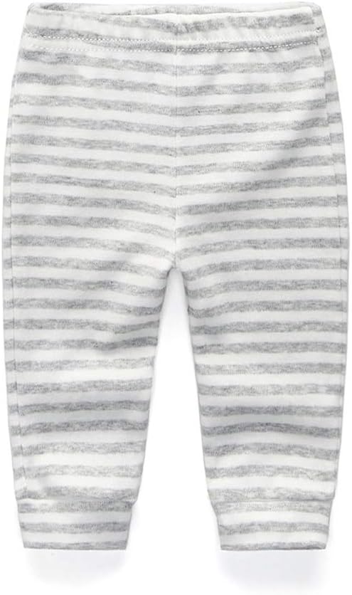 Unisex Newborn Baby Cotton 4-Pack Pants Embroidery Pringting Casual Leggings 0-24 Months for Boys and Girls