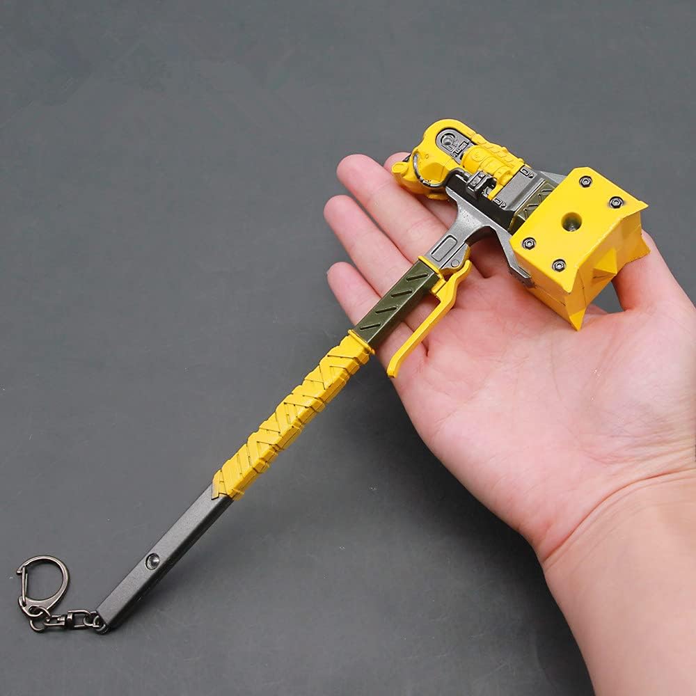 APEX Legends Caustic Heirloom Metal Death Hammer Action Figures Toys Collection Party Supplies Desk Decoration