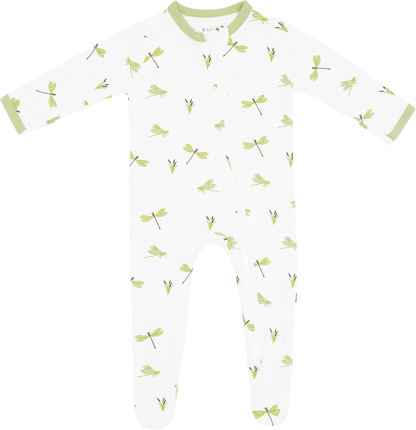 KYTE BABY Unisex Zipper Closure Footies, Rayon Made From Bamboo, 0-24 Months