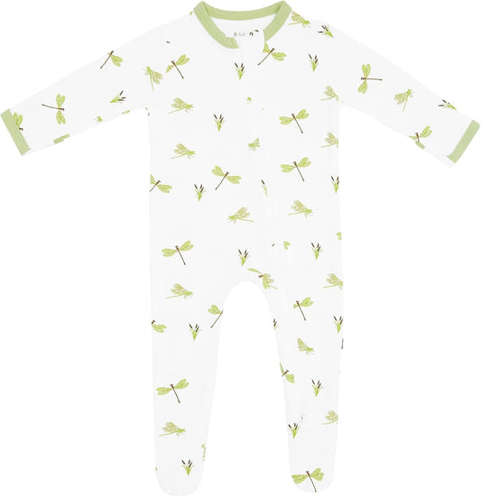 KYTE BABY Unisex Zipper Closure Footies, Rayon Made From Bamboo, 0-24 Months