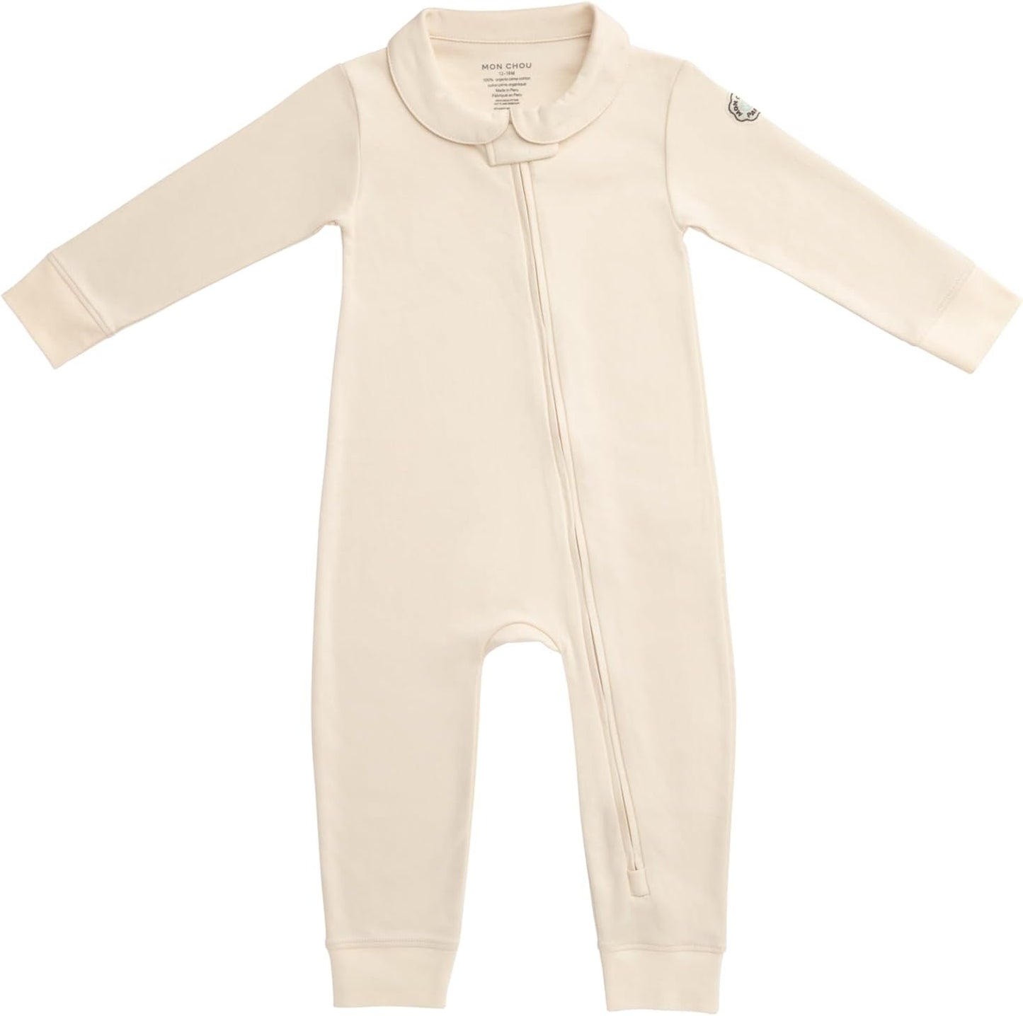 MON CHOU Organic Footless Baby Pajamas – 100% Pima Cotton, Ultra Soft, Lightweight & Breathable All-Season Sleepers