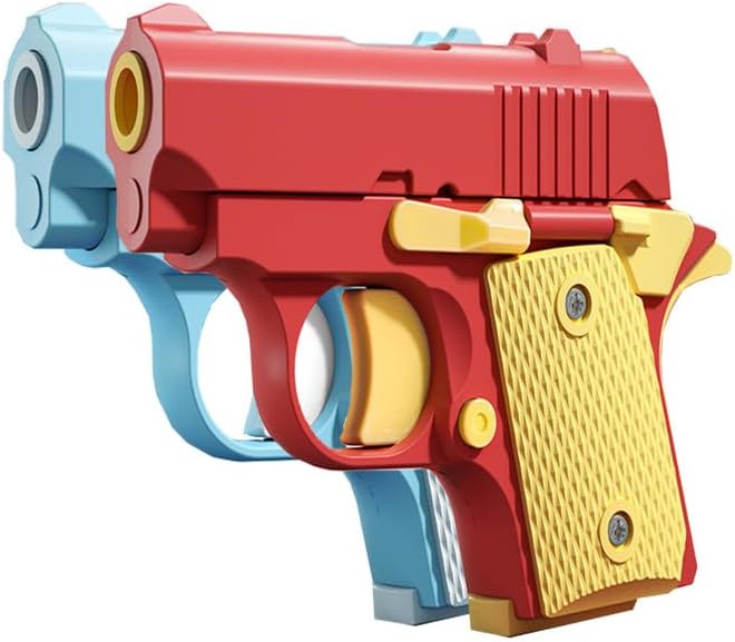 Easter Basket Stuffers,1911 3D Printed Small Pistol Toys, Stress Relief Pistol Toys for Adults, Suitable for Relieving ADHD, Anxiety,Easter Fillers Easter Gifts for Boys(2pcs-D)