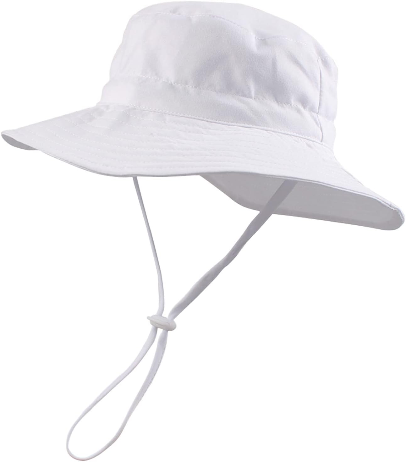 Peecabe Summer Baby Sun Hat for Boys Girls UPF 50+ Wide Brim Toddle Bucket Hat Adjustable Baby Beach Cap 0-8 Years
