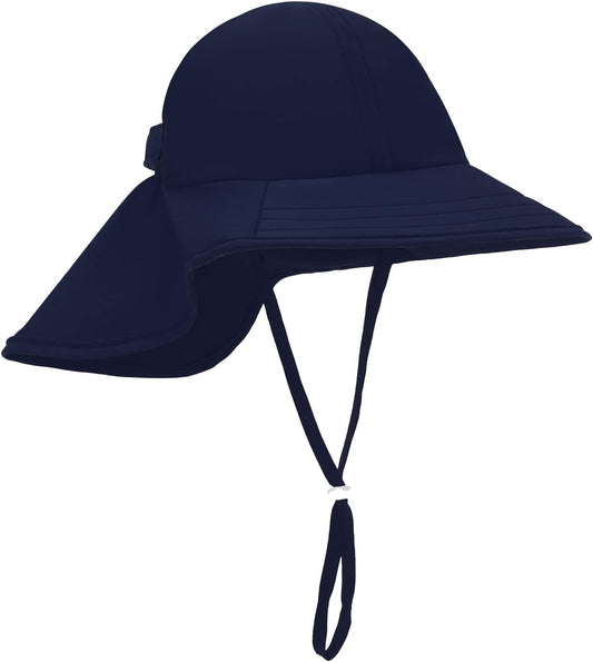 Zelda Matilda Sunhat Infant Toddler & Kids Summer Water Flap Baby Swim hat UPF 50 Boy & Girl Beach