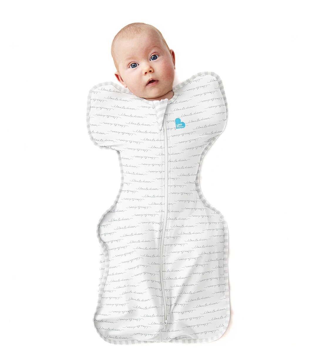 Love to Dream Swaddle UP, Baby Sleep Sack, Self-Soothing Swaddles for Newborns, Get Longer Sleep, Snug Fit Helps Calm Startle Reflex, New Born Essentials for Baby, 1.0 TOG, 5-8.5 lbs, Dreamer