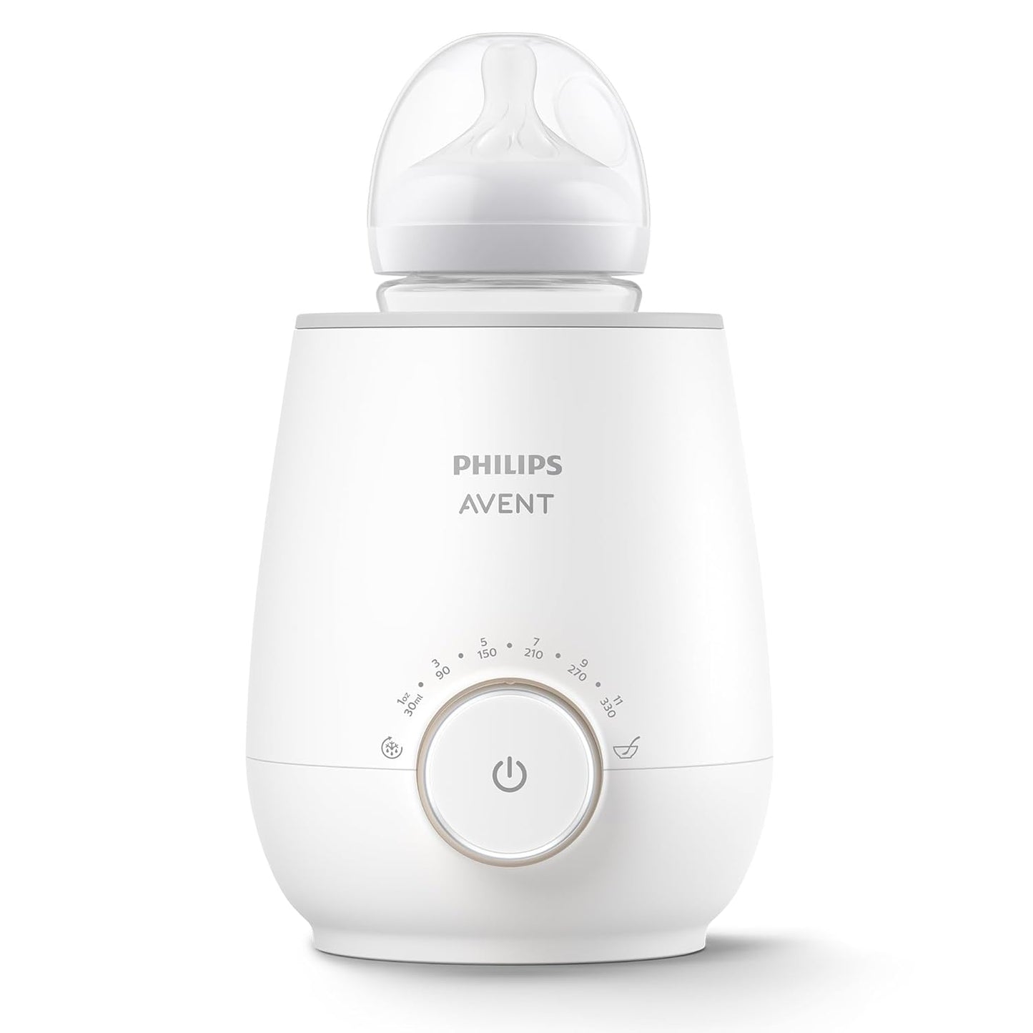 Philips Avent Premium Fast Bottle Warmer, with Smart Temperature Control, Water Bath Technology, Automatic Shut-Off, Model SCF358