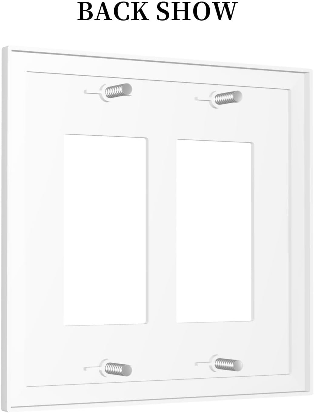 Decorative Outlet Covers Sakura Plant Floral Pink Flowers 2 Gang Double Gfci Rocker Electrical Wall Panels Light Switch Cover Plate For Bed Room Living Room Decor