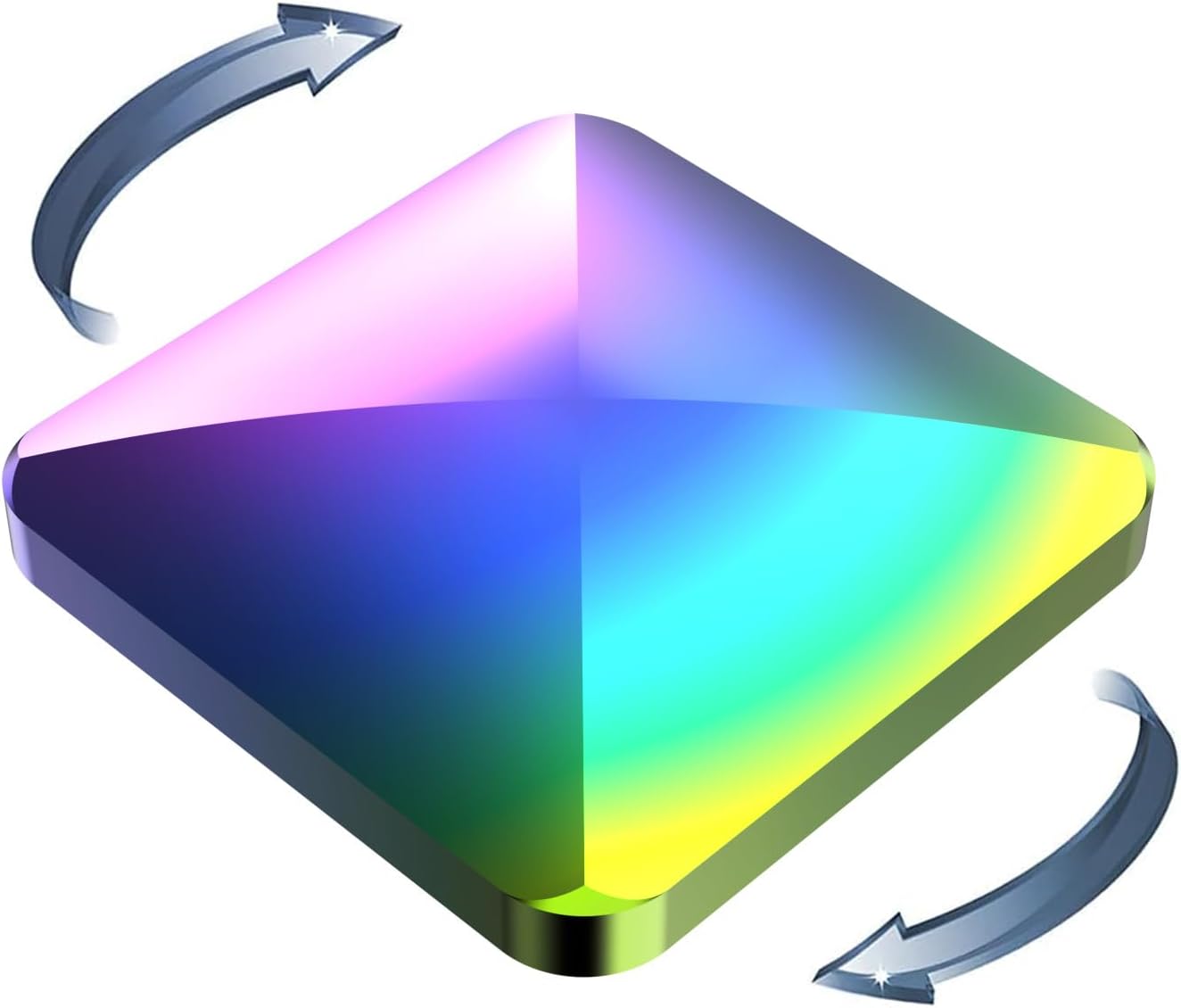 Kinetic Desk Toys Spinning Overturn Toy Metal Fingertip Office Rotary Decompression Toy Flip Tabletop for Stress Relief Rotary Cool Toys for Teens