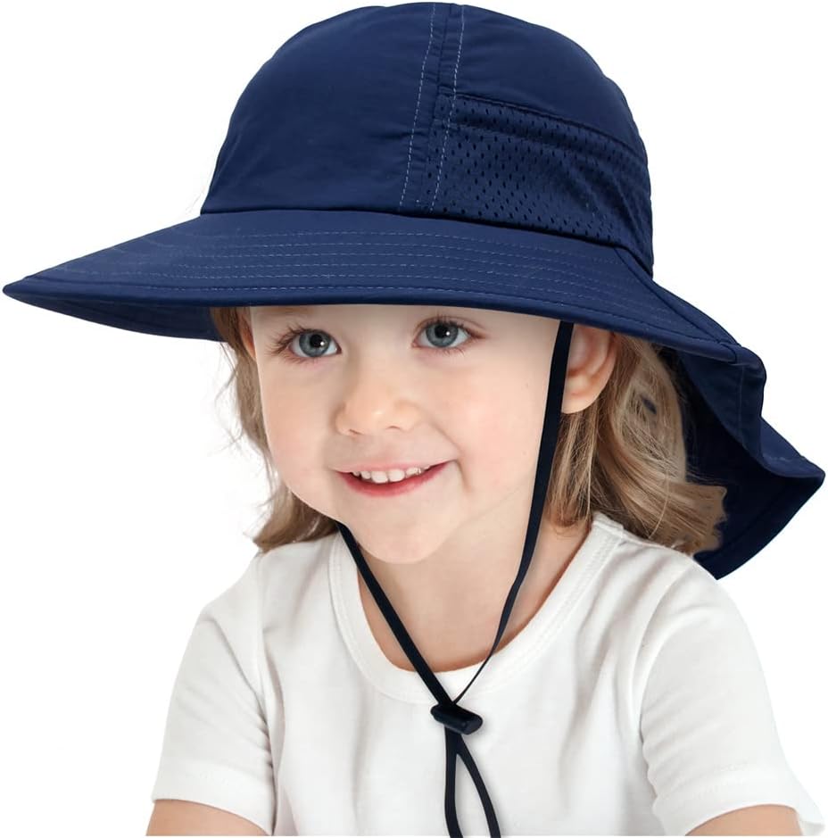 Baby Sun Protection Hat for Infant Toddlers Boys Girls UPF 50+ Sunhat for Outdoor Beach Swim
