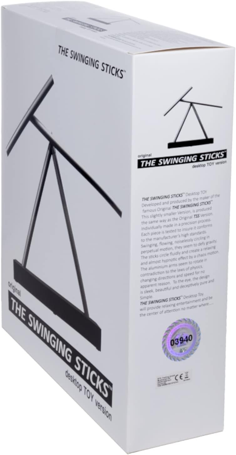 Kinetic Energy Sculpture - Desktop Toy Version (White/Red)