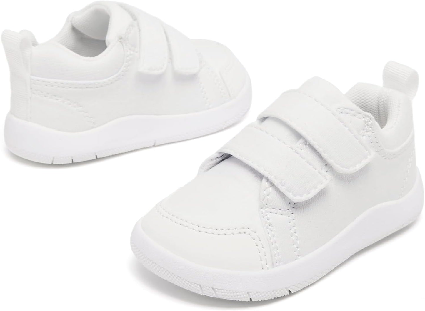 MORENDL Wide Toe Box Shoes Toddler Barefoot Shoes Baby Walking Shoe Boy Girl Non-Slip Zero Drop Minimalist Sneakers Comfort Tennis Outdoor Activities