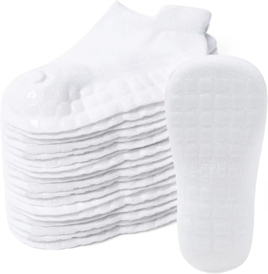 Baby Non Slip Ankle Socks with Grippers for 0 Months-7 Years Old Walking Socks