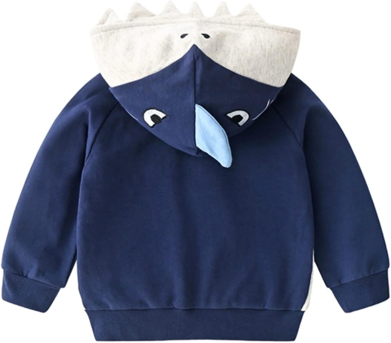 Toddler Boys Full Zip Dinosaur Hoodies Comfortable Sweatshirt