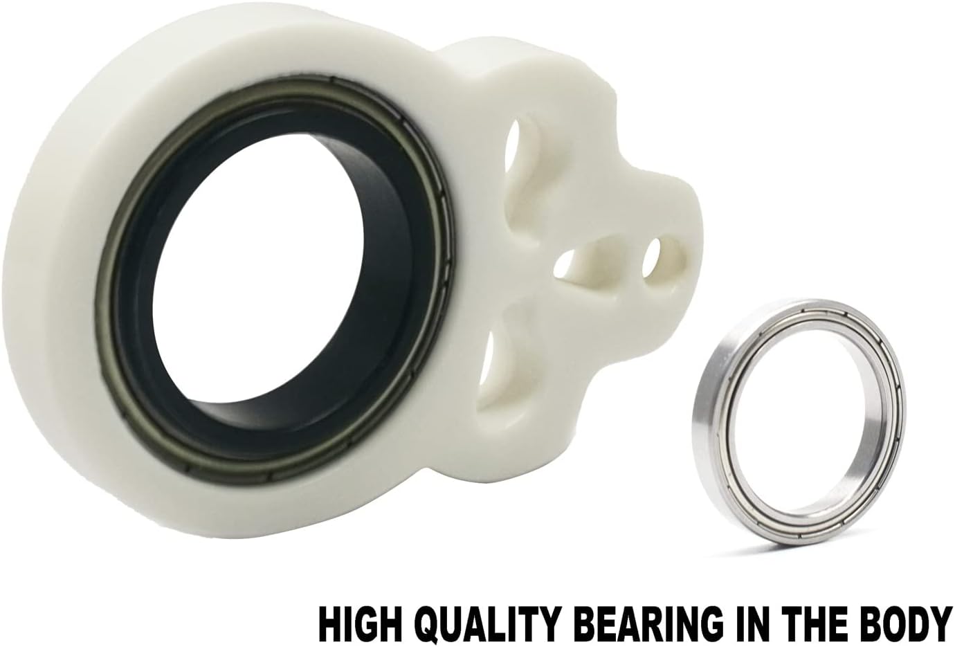 Keychain Spinner, Fidget Keychain,Spinning Keychain Fidget, Fidget Spinner Keychain Toys for Keys (White)