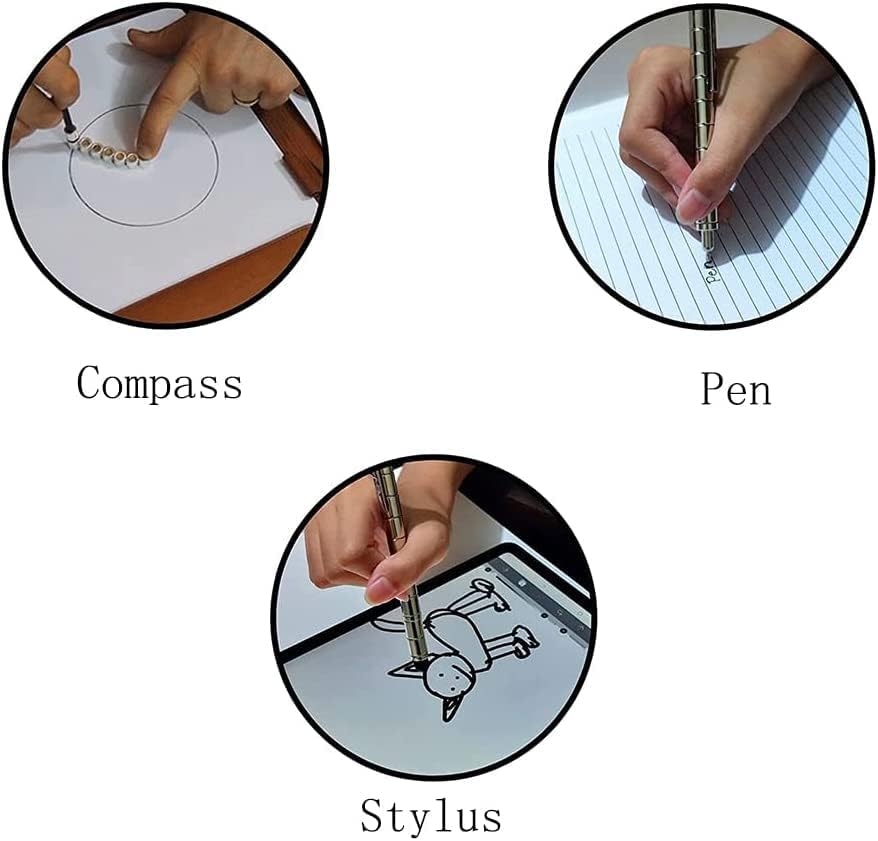 Fidget Pen,Magnetic Pen， Decompression Magnetic Toy Pen，Magnet Pen Fidget Toy Relieve Pressure Novel Toy Gift for Kids or Friends! (Big Black)