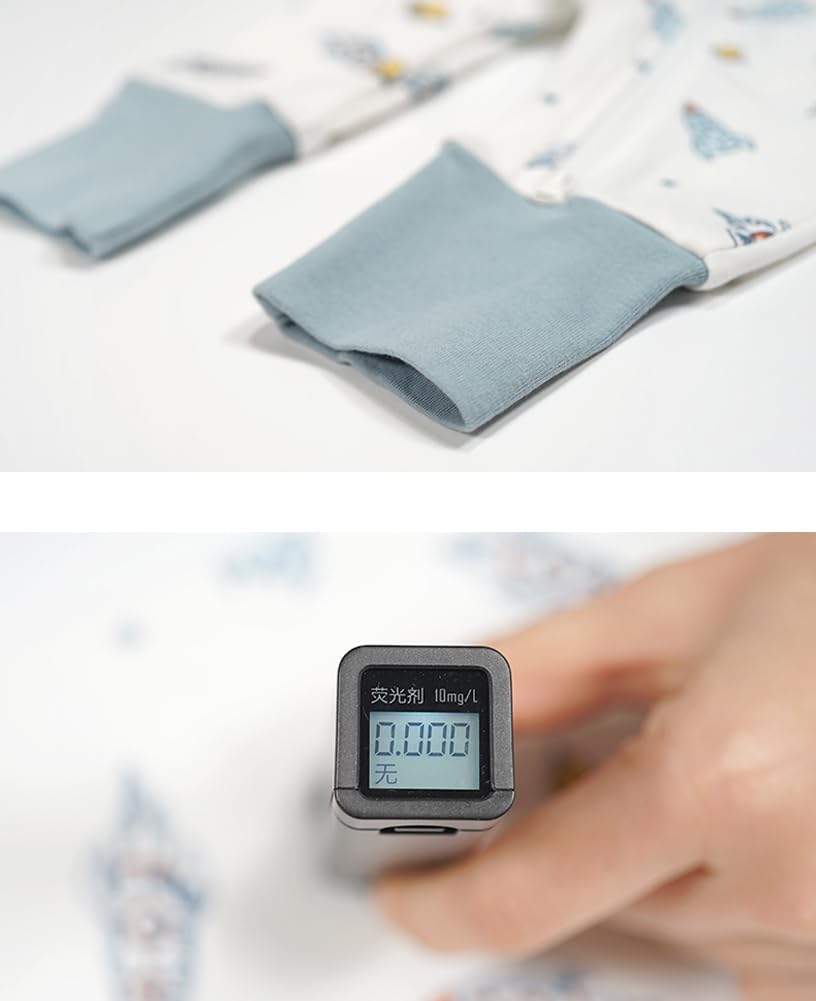 Teach Leanbh Baby Boys Girls 2 Pack 2 Way Zipper Footless Pajamas Cotton Short Sleeve Printing Romper Sleep and Play