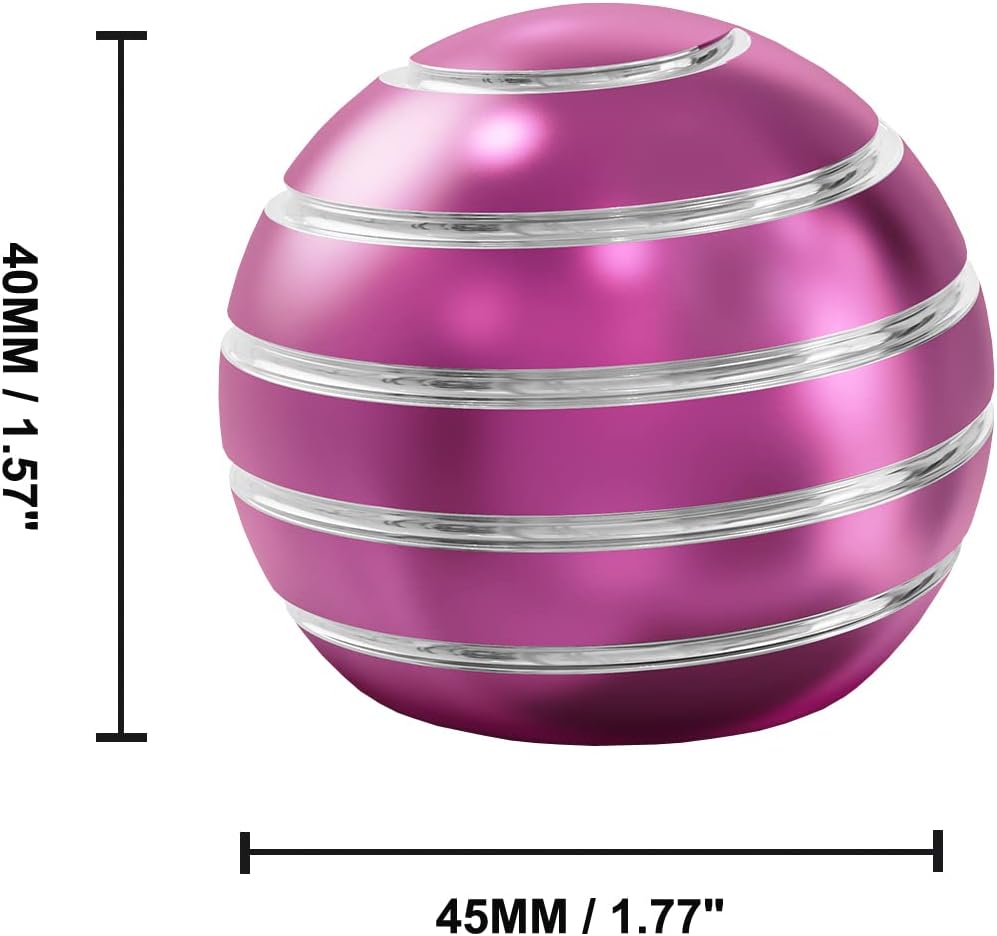 Kinetic Desk Toy, Fidget Sensory Toys for Party Favors Kids, Pinata Stuffers, Easter Baskets, Kinetic Spinning Desk Toys for Adults (1.77", Purple)