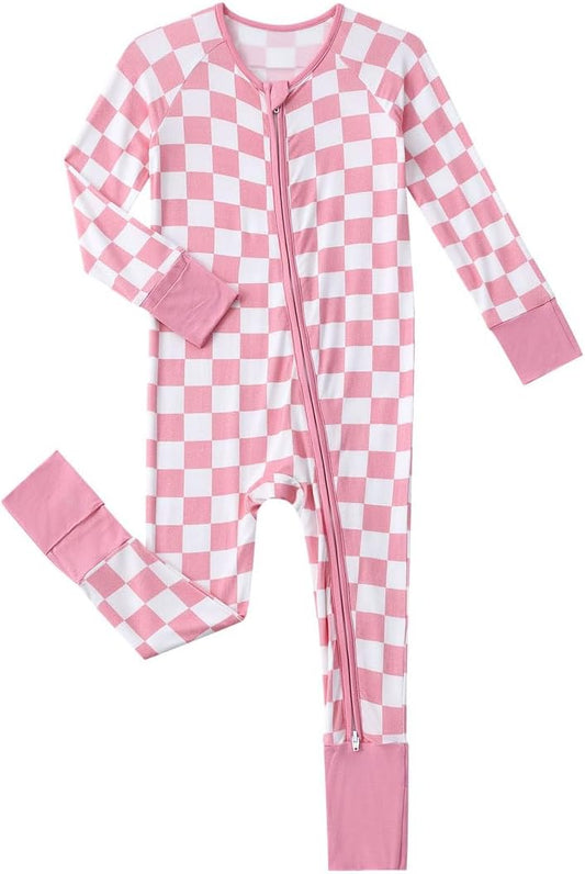 Baby Viscose from Bamboo Pajamas - Infant Boys Girls Footless Zippy Pjs Sleep 'N Play Clothes - One Piece Romper