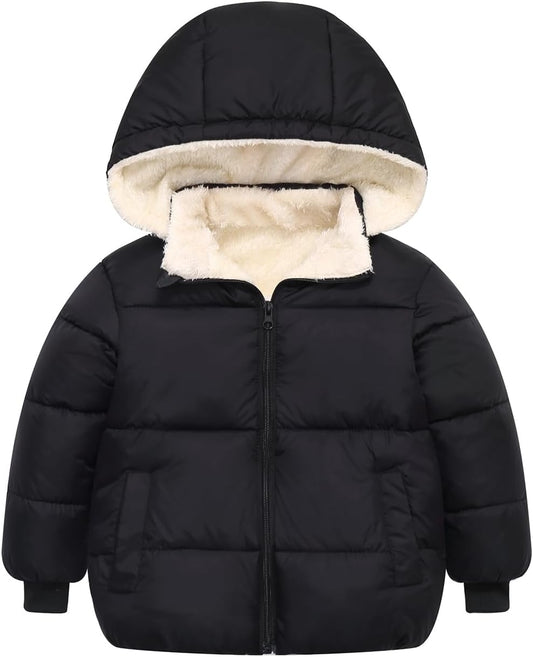 Toddler Winter Coat Baby Boy Fleece Jacket Kid Infant Girl Sweater Clothes 1-6T