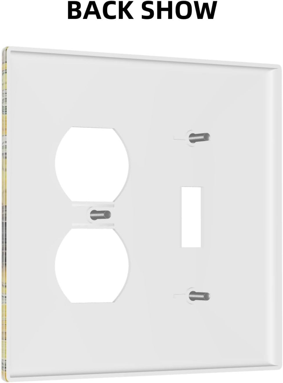 Wallplates Floral Sunflower Rustic Flower Vintage Wood 1 Toggle 1 Duplex Switch Plate Electrical Gfci Faceplate Decorative Light Switch Covers For Farmhouse Cabin Decor