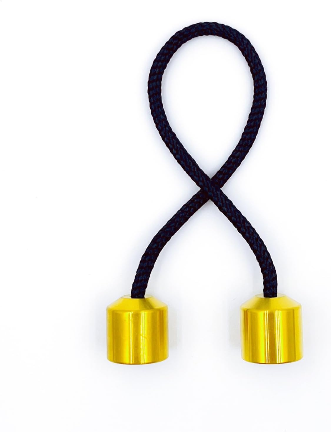 Titanium Alloy Beads - Worry Fidget Beads Skill Toys - Portable EDC Metal Fidget Toys - Gifts for Skill Players - with Parachute Cord (Golden)