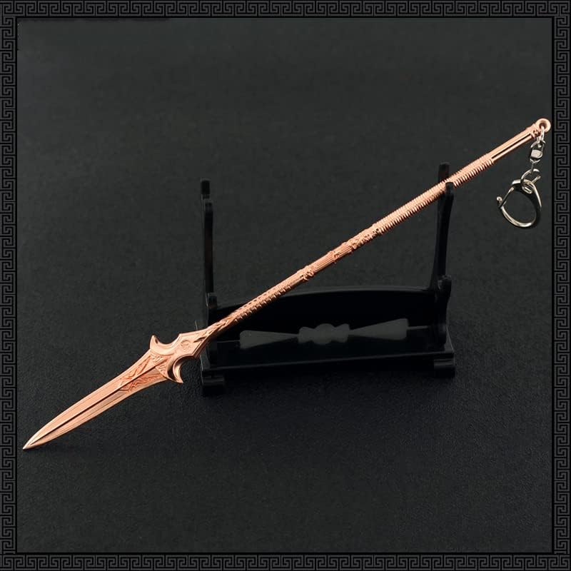 Superbuybox God of War Ragnarök Kratos Odin's Gungnir the spear of Odin Action Figures Game Toys Collection Keychain Gift Desk Decoration Backpack Pendant Gift