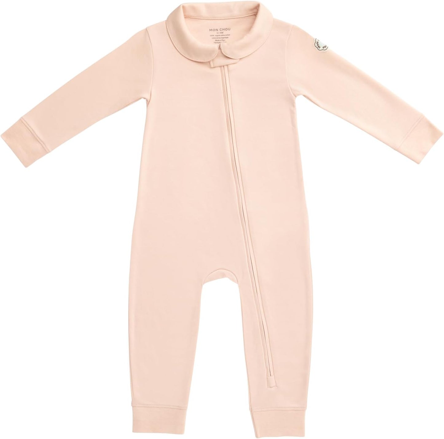 MON CHOU Organic Footless Baby Pajamas – 100% Pima Cotton, Ultra Soft, Lightweight & Breathable All-Season Sleepers