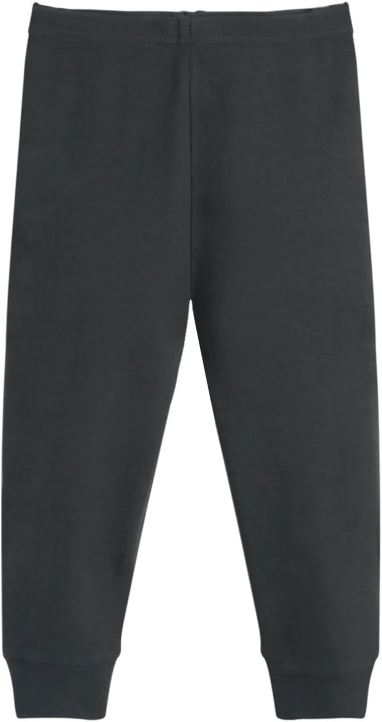 GLASH Kids Baby and Toddler Boys Cotton Pants, 4 Pack 2T-6Y Joggers Sweatpants for Boys