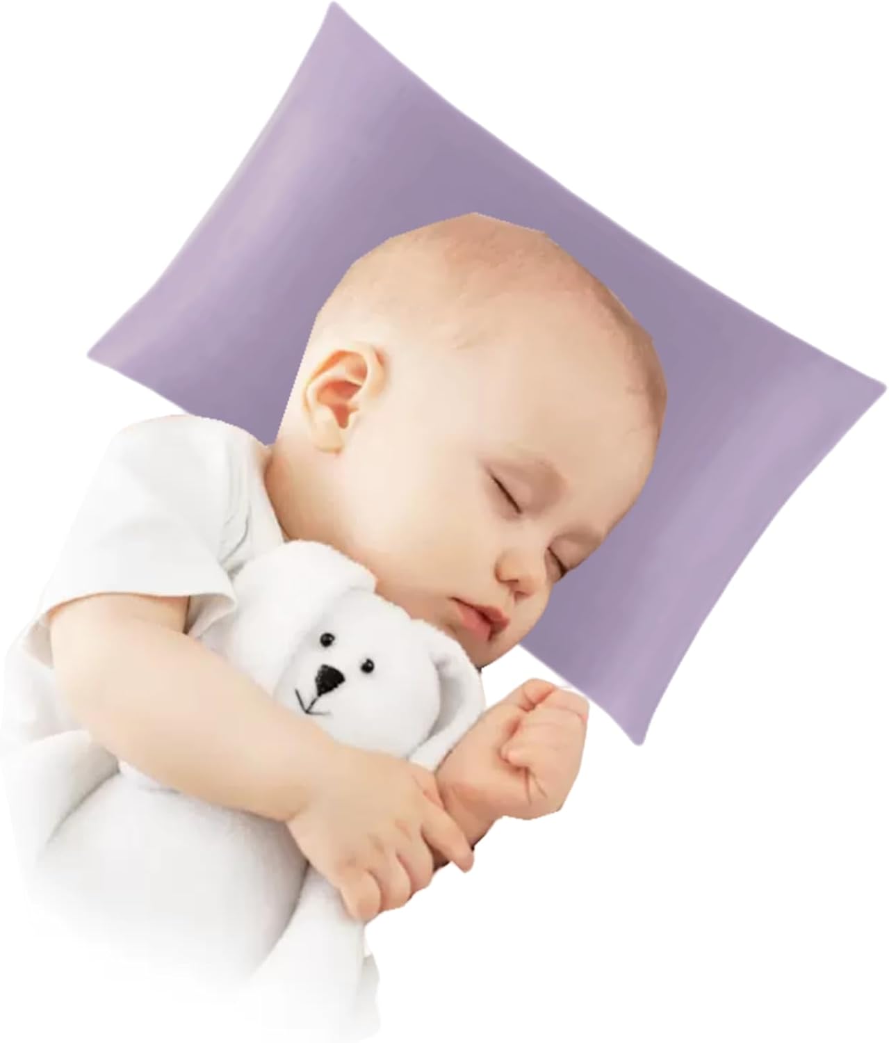 Organic Silk Baby Pillowcase with Zipper, Small 10"x13" Pillow Cover for Boys & Girls, Ideal for Bed & Travel, Soft for Kids Hair & Skin, Hypoallergenic Pillowcases for Toddlers (Mauve Plum)