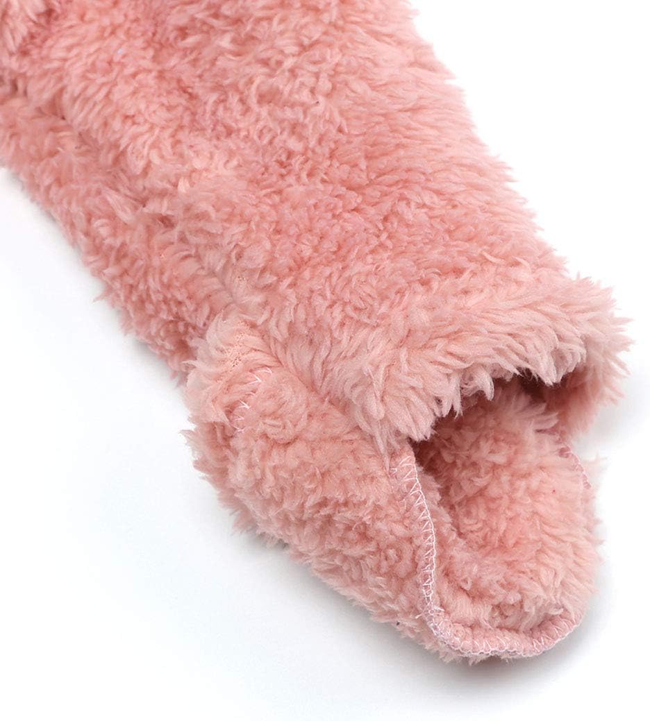 Newborn Baby Snowsuit Fleece Lined Onesie Outfits Warm Hooded Romper for Infant