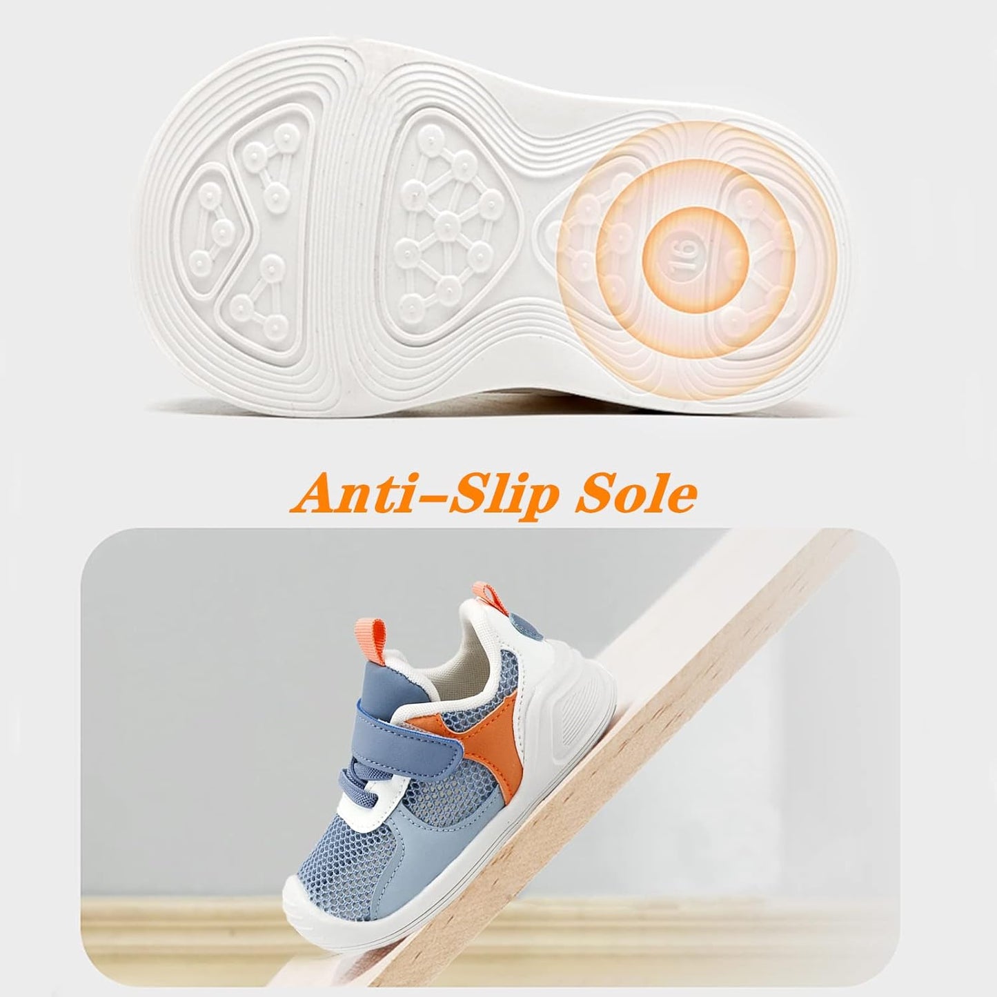 Baby Boy Girl Shoes Infant Non Slip Sneakers Breathable Lightweight Toddler First Walking Shoes 6 12 18 24 Months