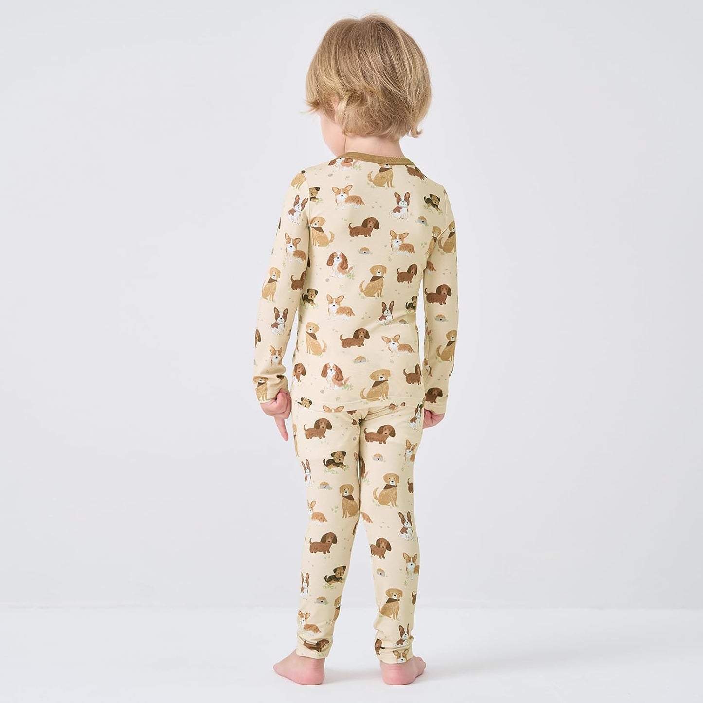 pureborn Baby Viscose From Bamboo Pajamas Set Pjs - Kids Toddler Girl Snug Fit Viscose Sleepwear 2pcs 18M-8Y