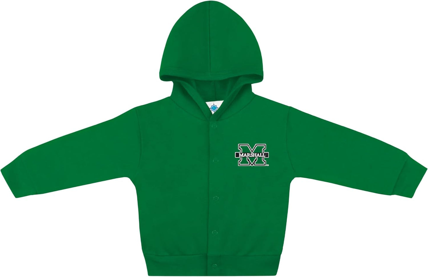 Creative Knitwear College Baby Snap Hooded Jacket - Team Logo, Multiple Colors, for Boys & Girls, (0-24 Months)
