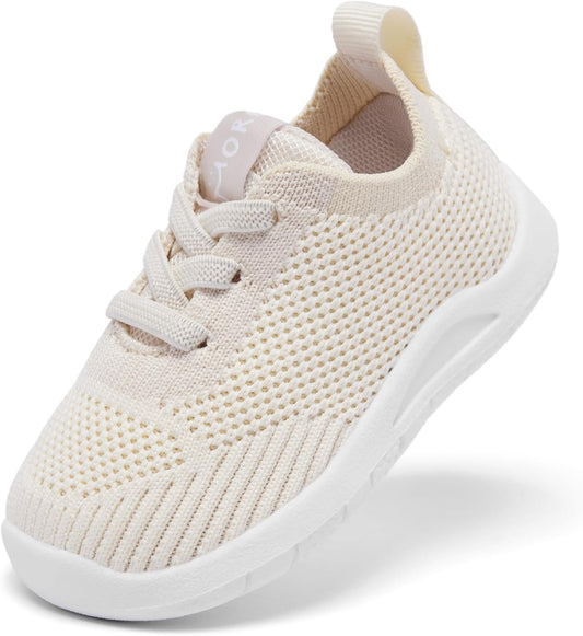 MORENDL Toddler Shoes Baby Walking Sock Shoes Infant Sneakers 0-4 Years Boy Girl Barefoot Tennis Shoe Non-Slip Brethable