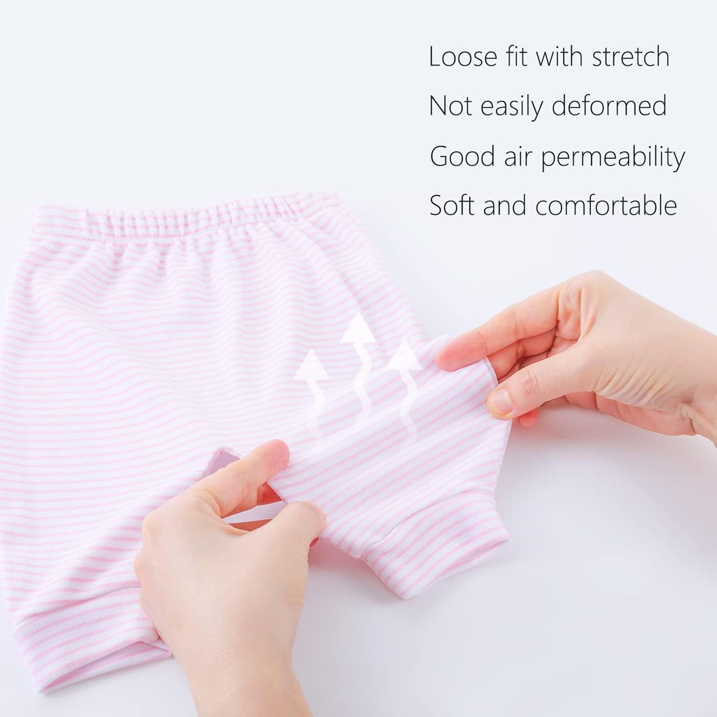 Hakochia Baby Pants for Boys & Girls: 100% Cotton, Soft, Comfy, Ample Diaper Room 0-36 Months