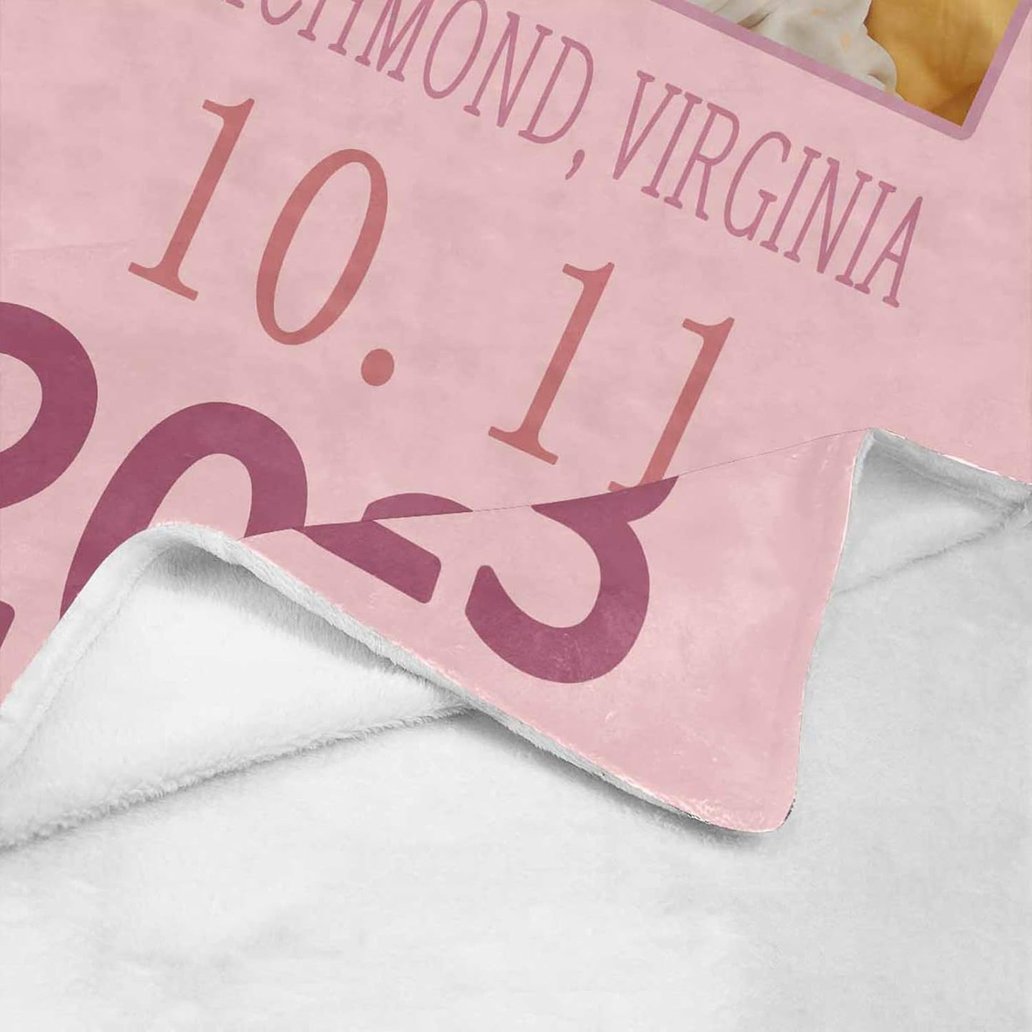 Personalized Baby Milestone Photo Blanket, Custom Name Blanket Toddler Baby Boys Girls Soft Flannel Swaddling Blankets Customized Memorial Gift from Nana Grandma Infant Newborn