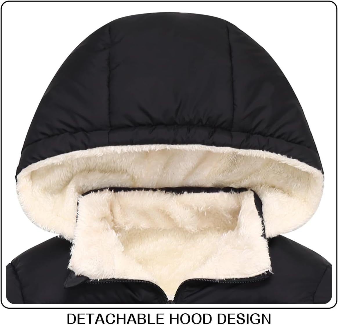 Toddler Winter Coat Baby Boy Fleece Jacket Kid Infant Girl Sweater Clothes 1-6T