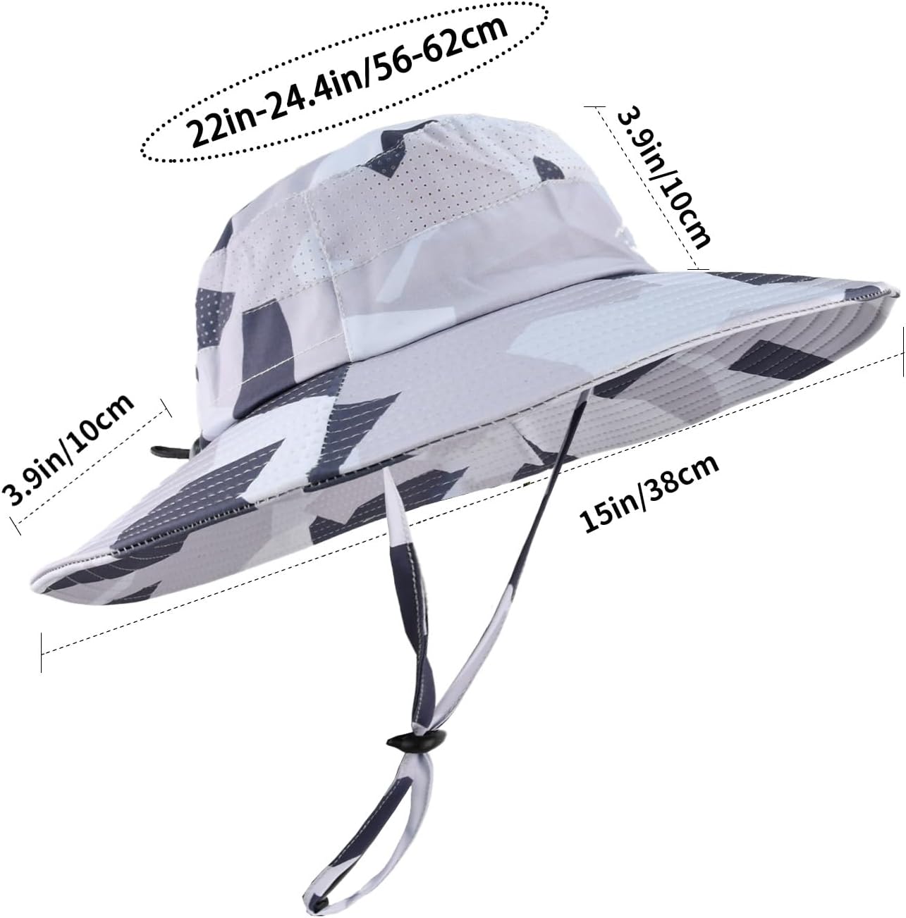 Sun Hats for Men Women Fishing Hat UPF 50+ Breathable Wide Brim Summer UV Protection Hat