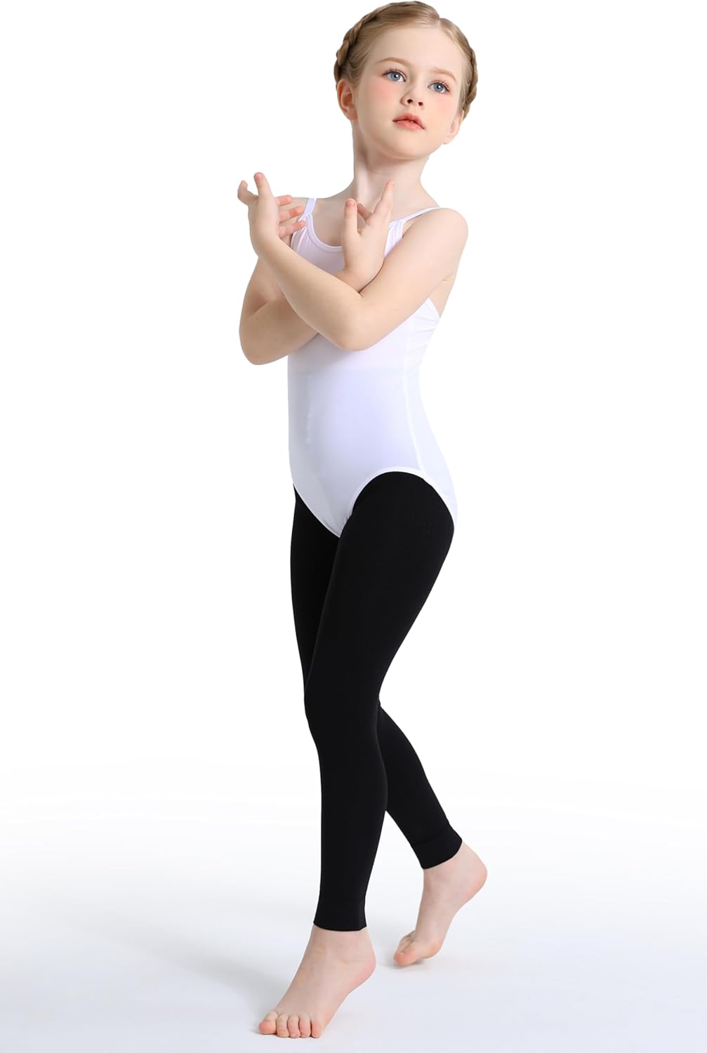 Girls Tights for Ballet Dance School Students Super Soft Stockings Leggings (Toddler/Kids)