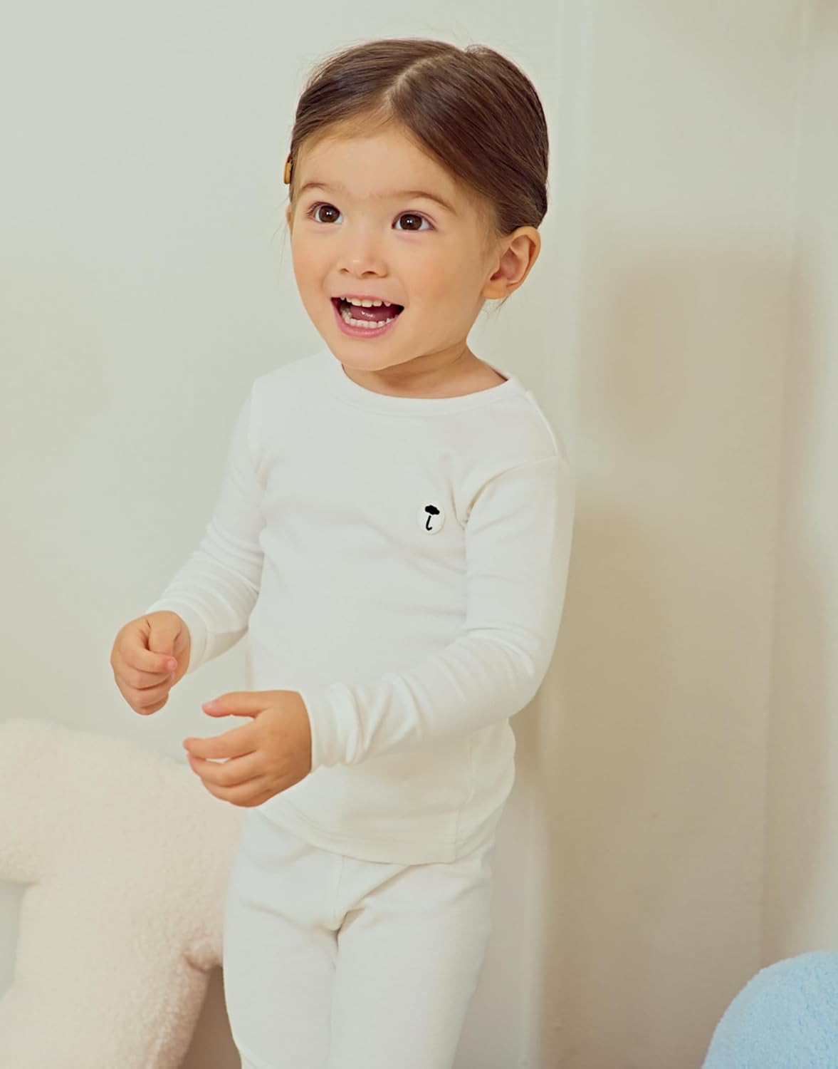 moimoln 6M-8Y Modal Cotton Solid Soft Breathable Baby Toddler Boys Girls Snug fit Pjs Long Sleeve Pajamas Set Sleepwear Daily