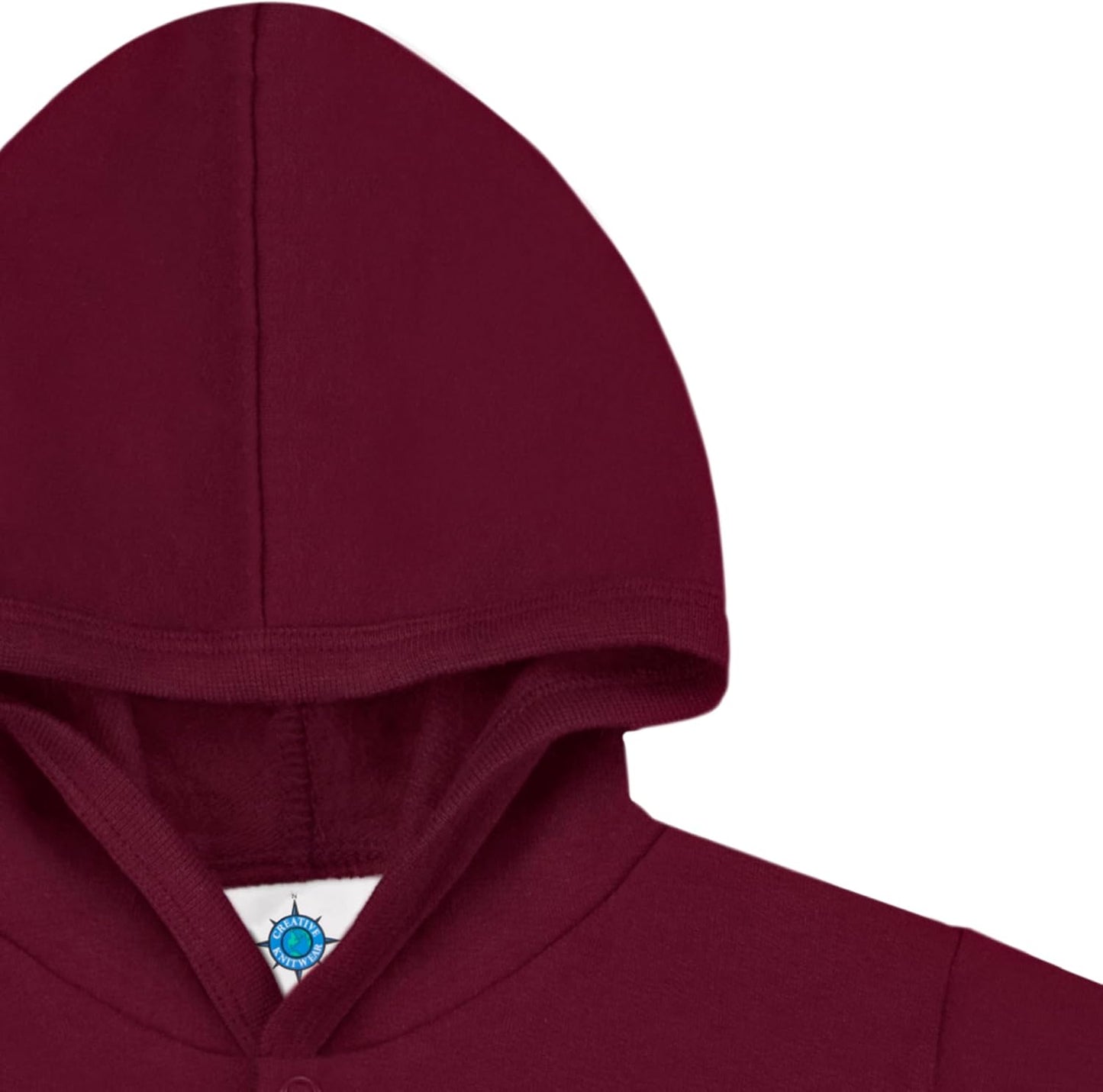 Creative Knitwear College Baby Snap Hooded Jacket - Team Logo, Multiple Colors, for Boys & Girls, (0-24 Months)