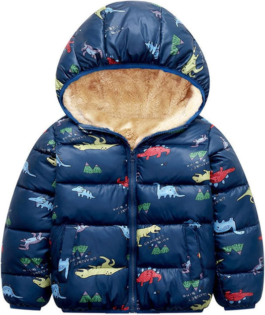 Toddler Winter Coat Baby Boy Fleece Jacket Kid Infant Girl Sweater Clothes 1-6T