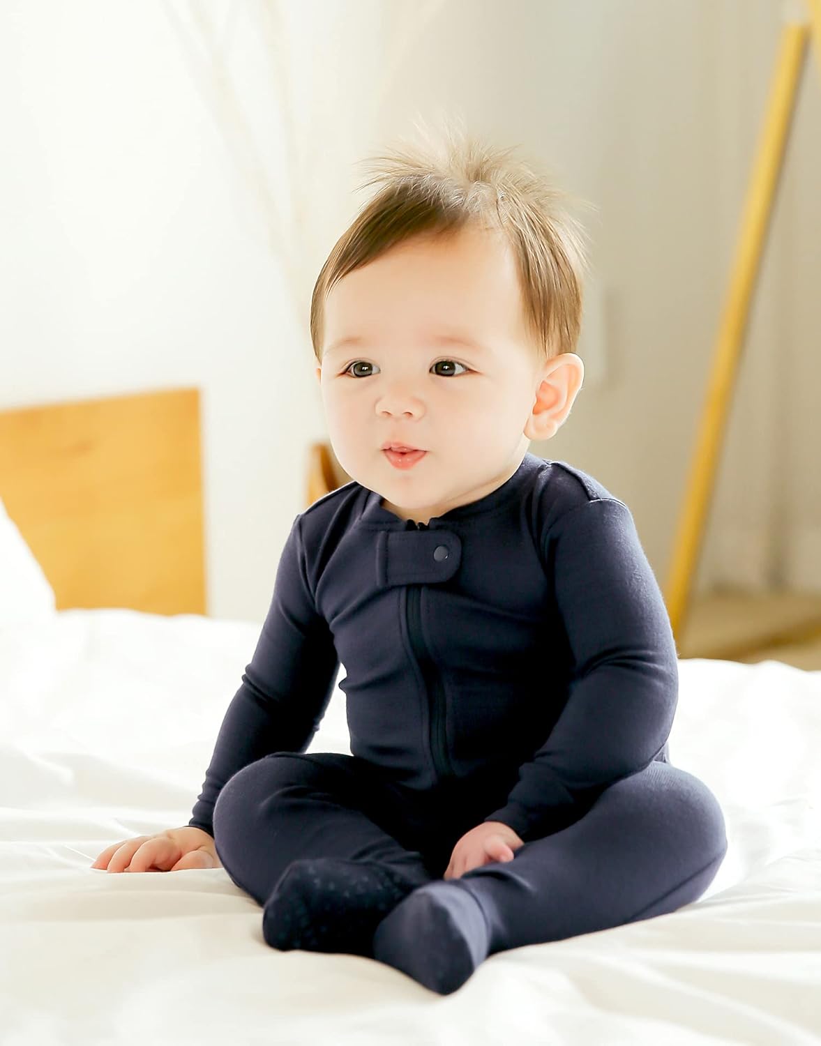 VAENAIT BABY Infant Toddler Boys Girls Footed One-Piece Sleep and Play Premium Modal Pajamas 1-2 Pieces