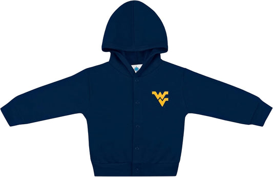 Creative Knitwear College Baby Snap Hooded Jacket - Team Logo, Multiple Colors, for Boys & Girls, (0-24 Months)