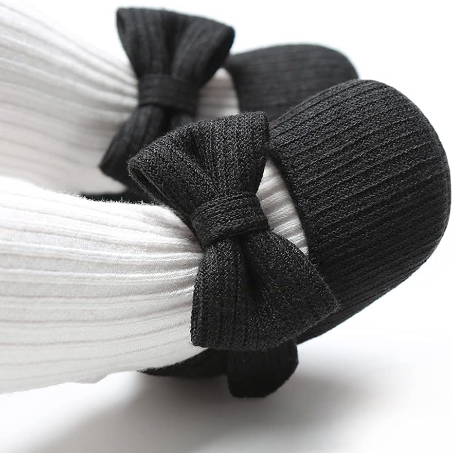 Baby Shoes Mary Jane Flats Non Slip Soft Sole Infant Toddler Sneakers First Walkers Party Christmas Dress Shoes