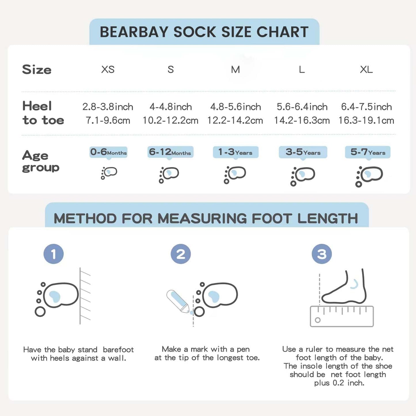 Baby Non Slip Ankle Socks with Grippers for 0 Months-7 Years Old Walking Socks