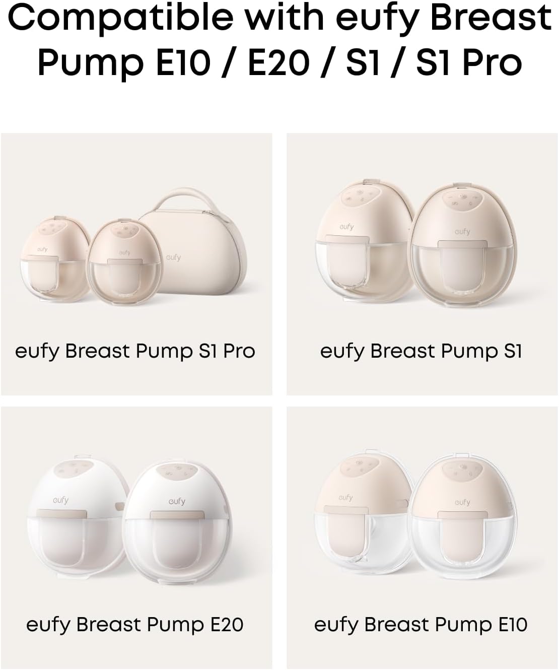 eufy Original Cleaning Brush (1-Pack) for Wearable Breast Pump E10/E20/S1/S1 Pro, Breast Pump Replacement Accessories